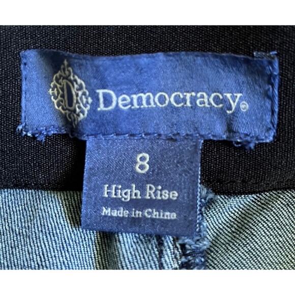 Democracy Ab Technology High Rise Denim Shorts 8 NWT - Picture 6 of 9